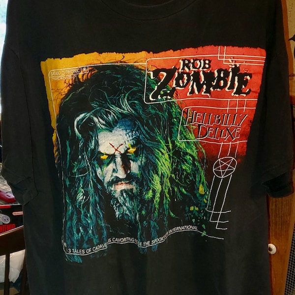 Rob Zombie 1998 T-shirt vintage origineel