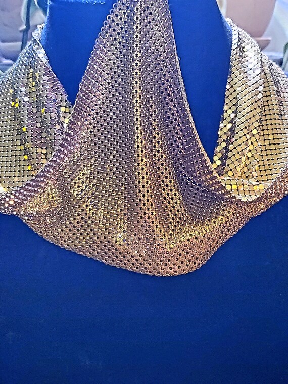 Vintage Whiting & Davis triangular-shaped scarf n… - image 6