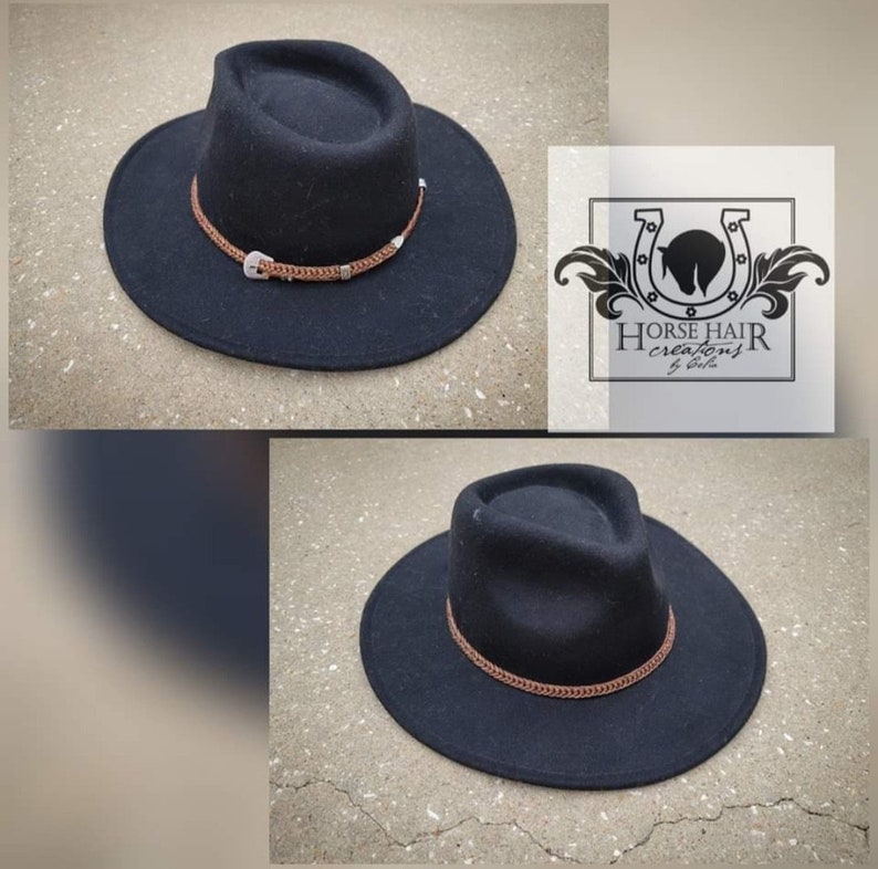 Horse Hair Hat Band Custom Made With Your Horse's Hair Etsy
