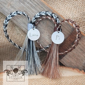 Horse Hair Keepsake Braid: Shadowbox Display or Christmas Ornament