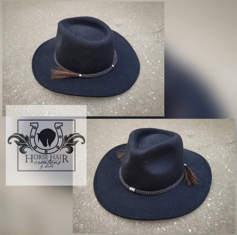 Horse Hair Hat Band Custom Made With Your Horse's Hair Etsy