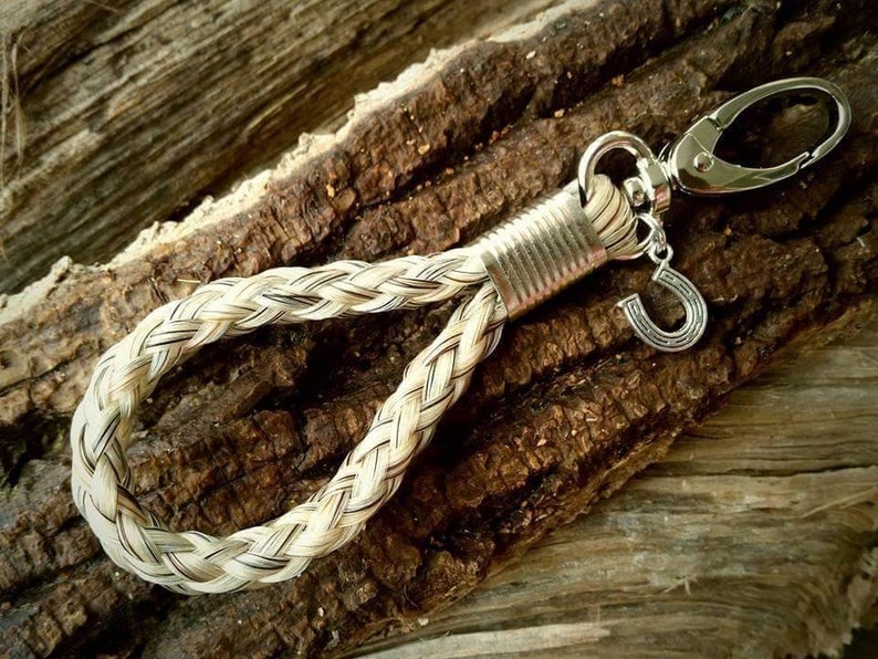 Braided Loop Style Horse Hair Keychain charms Listed Etsy