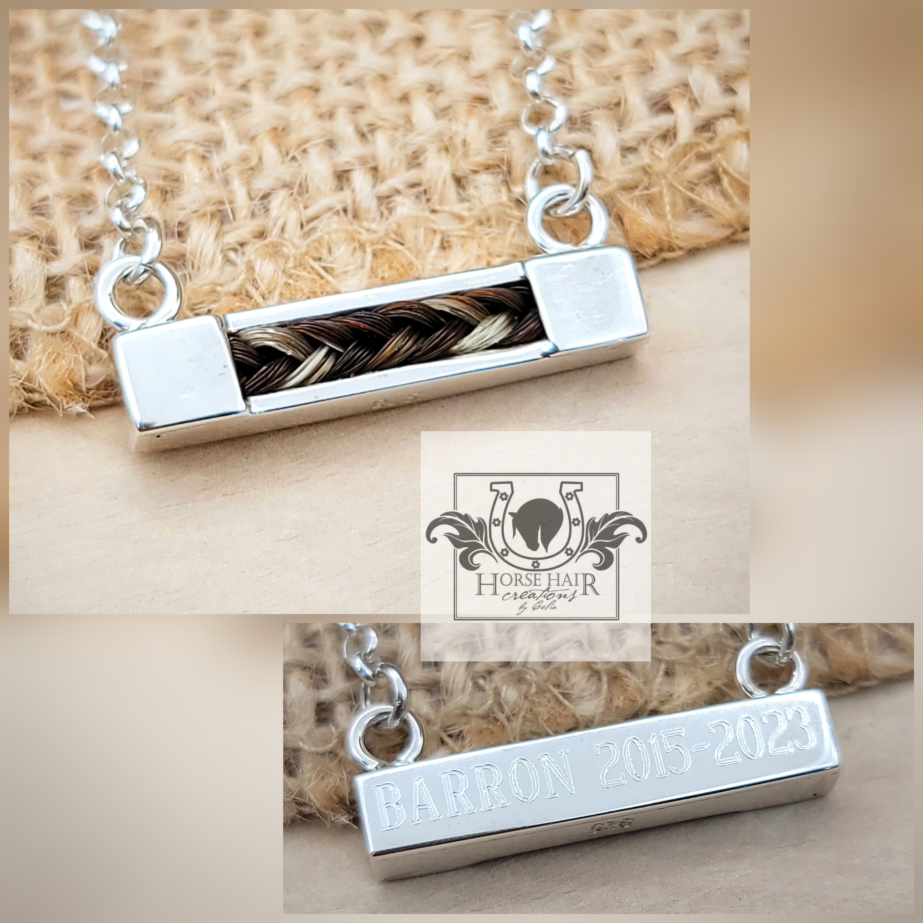 ◆HYERES LOR◆ Claw Silver (Y) Barrel Necklace HL2N4B209Y950 Hawaiian Design Jewelry 925K Sterling Silver Scroll Cut Out