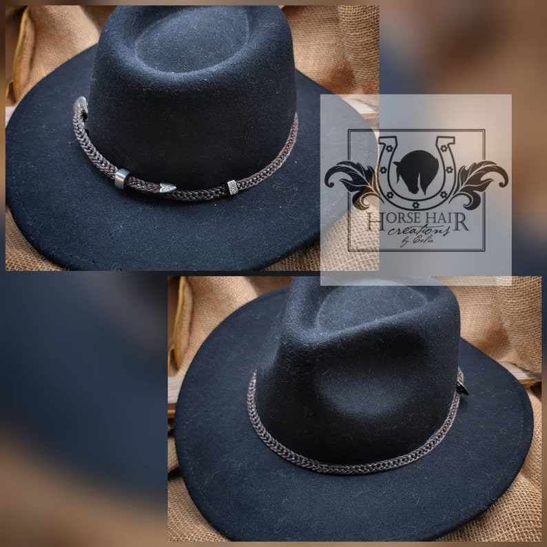 Horse Hair Hat Band Custom Made With Your Horse's Hair Etsy
