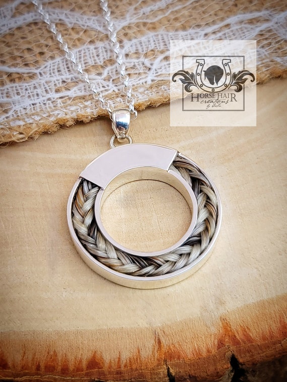 Sterling Silver Large Circle Pendant - Boutique at House of Marbles