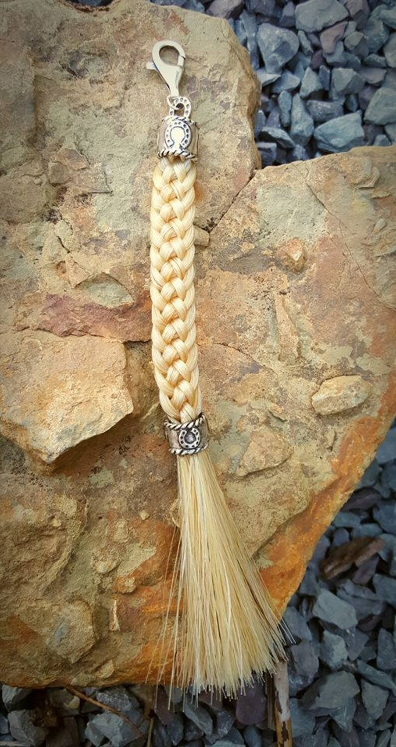 Custom Sterling Horse Hair Keepsake or Keychain Etsy