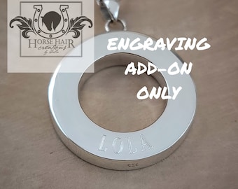 Engraving ADD-ON Only!