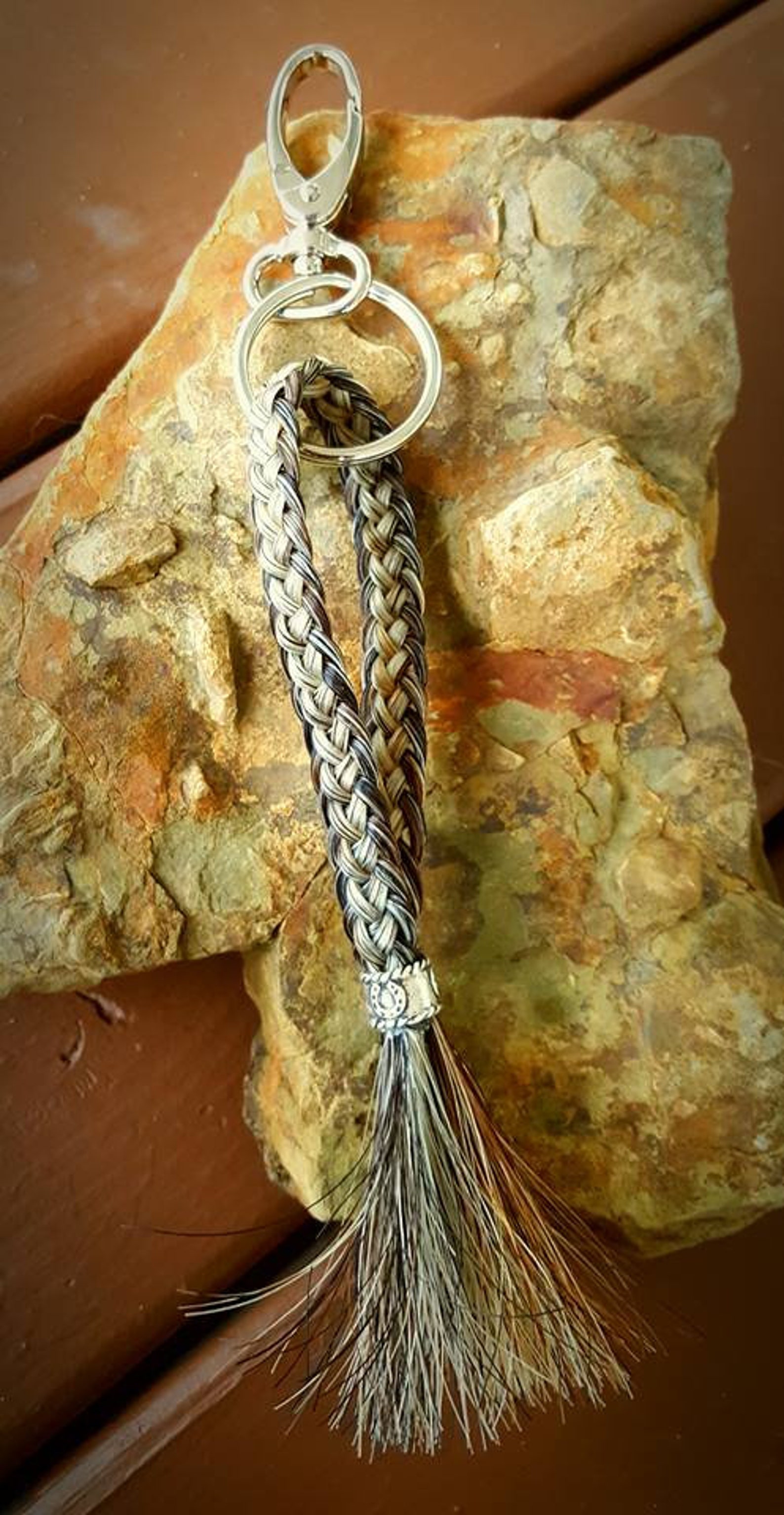 Custom Sterling Horse Hair Keepsake or Keychain Etsy