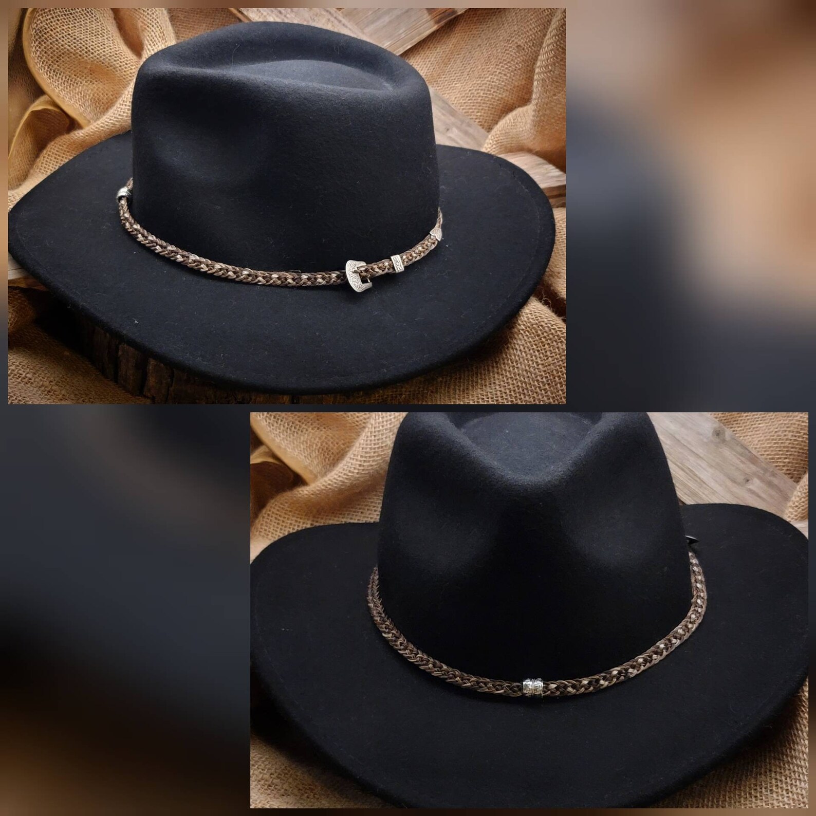 Horse Hair Hat Band Custom Made With Your Horse's Hair Etsy