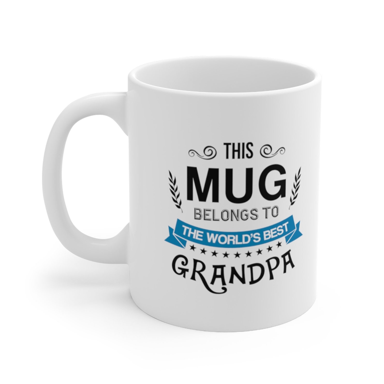 This Mug Belongs to The World's Best Grandpa Mugs Etsy