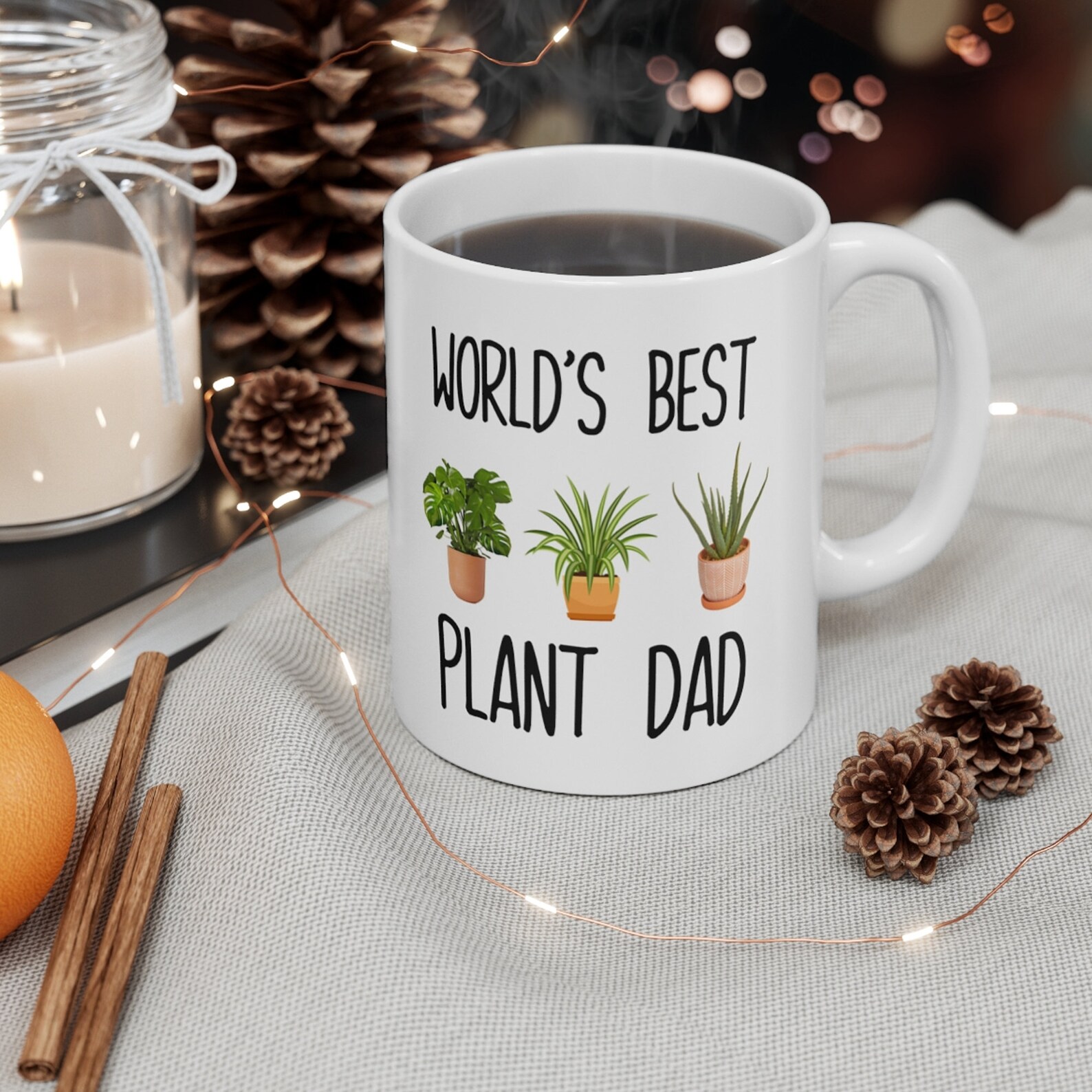 World's Best Plant Dad Mug Plant Dad Mug Plant Mug Etsy
