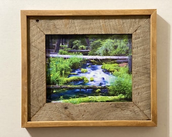 8 x 10 gestapeld Barnwood Frame