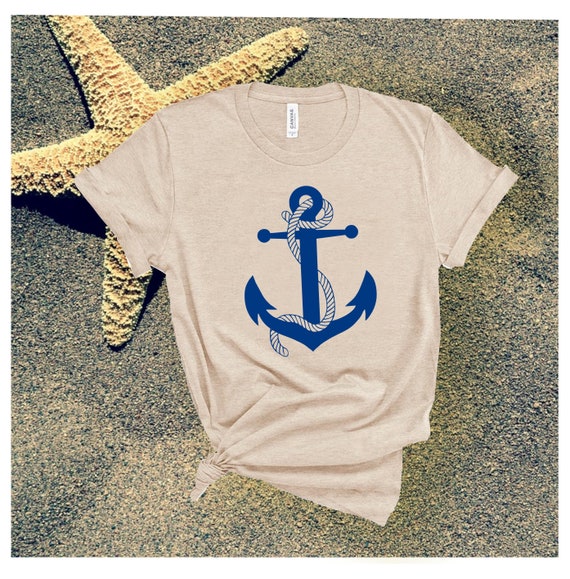 Tshirt Anchor tshirt Etsy
