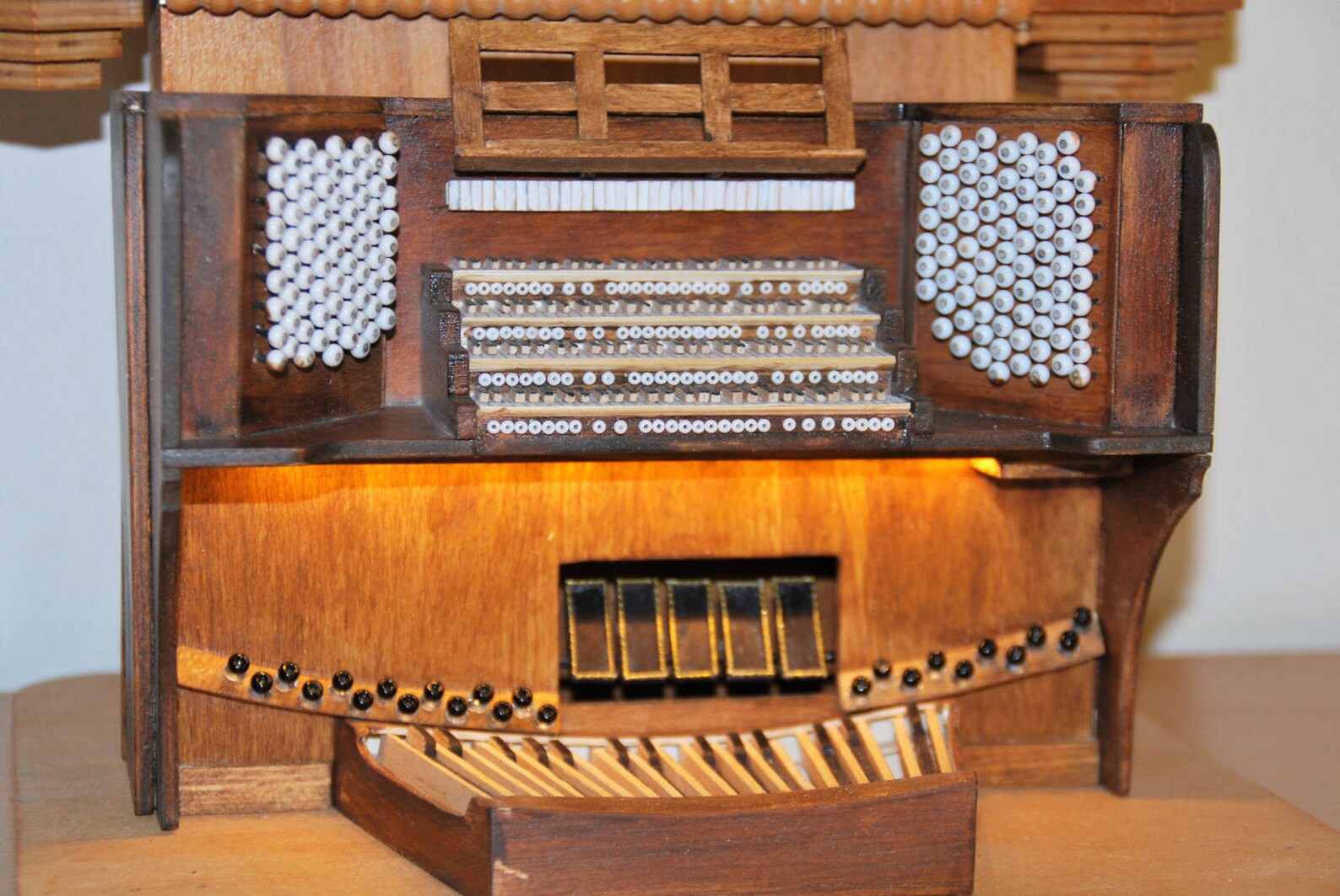 Mini Oregon Instrument Miniature Organ Model of an Anglo/american Organ Console (similar to ...