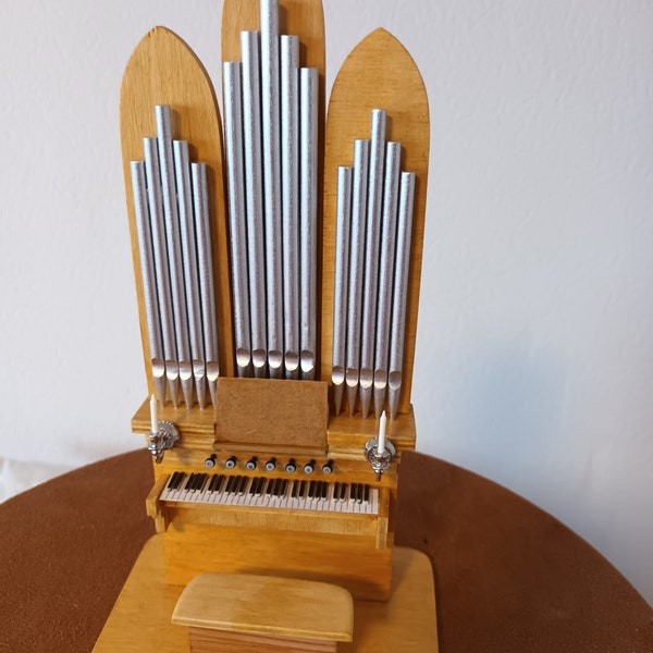 art decore - handmade miniature organ model