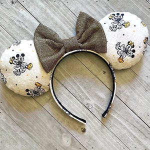 Minnie und Mickey Paar Ohren Minnie Ohren Gold Maus Ohren Stirnband Erwachsene Kind Freizeitpark Zubehör