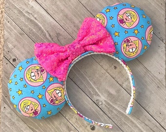 Lizzie McGuire Cartoon Y2K Millenial Aesthetic TV Show Throwback Mouse Ears Headband Princess Adult Child Theme Park Accessories