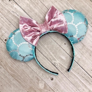 Ariel Little Mermaid Scales Mouse Ears Headband Princess Adult Child Theme Park Accessories