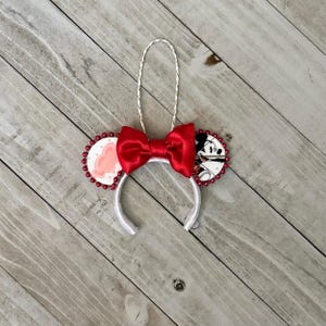 Valentine Mickey Ornament Disney Mouse Ears Ornament Comic Headband Disney Mickey Handmade Christmas Tree