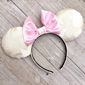 Noeud girly oreilles Saint Valentin oreilles de souris roses romantiques Princesscore Coquette oreille de souris bandeau princesse adulte enfant accessoires de parc à thème