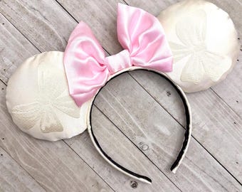 Girly Bow Valentines Day Ears Romantic Pink Mouse Ears Princesscore  Coquette Mouse Ear Headband Princess Adult Child Theme Park Accessories