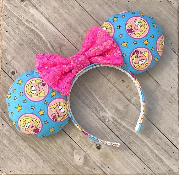 Lizzie McGuire Cartoon Y2K Millenial Aesthetic TV Show Throwback Mouse Ears Headband Princess Adult Child Theme Park Accessories