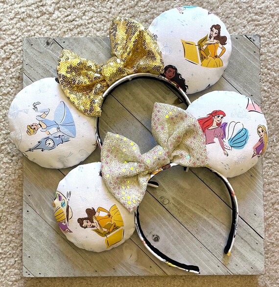 Princess Mouse Ears Belle Ears Cinderella Ears Ariel Ears  display picture 3