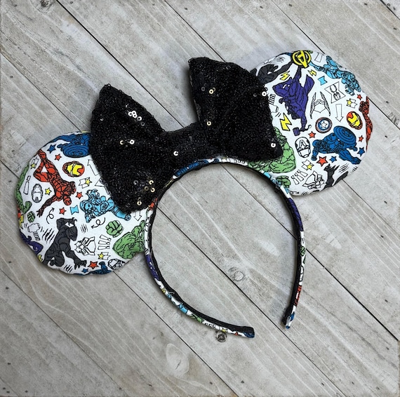 Avengers Mouse Ears Superhero Mouse Ears Comics Inspired  display picture 1