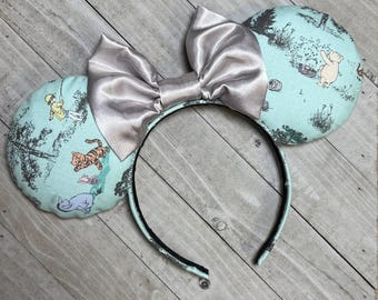 SOFORT LIEFERBAR Pooh Eeyore Piglet Tigger Hundred Acre Woods Maus Ohren Stirnband Erwachsene Kinder Freizeitpark Zubehör