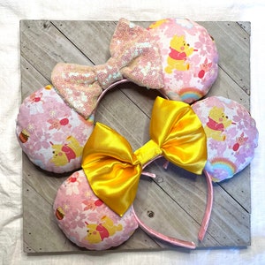 READY TO SHIP Pooh Eeyore Piglet Tigger Hundred Acre Woods Mouse Ears Headband Adult Child Theme Park Accessories