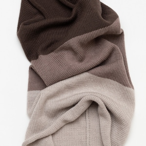 Knit Tube Scarf, Women&#39;s Merino Wool Scarf, Warm Loop Scarf, Cozy Merino Infinity Scarf, Women Snood Scarf, Wool Knitted Neck Warmer Unisex