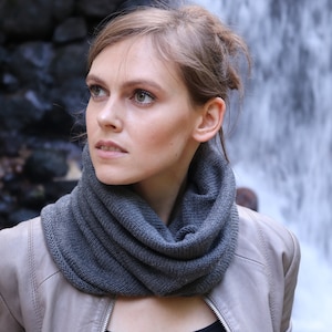 Gestrickter Unisex Merino Schlauchschal, Schlauchschal, Schlauchschal, Schlauchschal, Schlauchschal für Frauen, Schlauchschal
