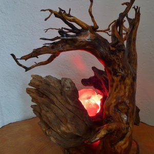 Tischlampe Vulkan mit Baum Bild 7