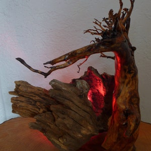 Tischlampe Vulkan mit Baum Bild 6