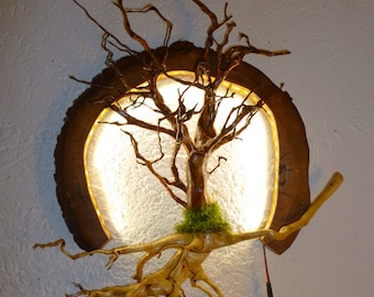 Wandlampe "Lebensbaum"