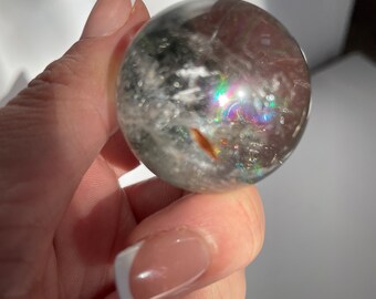Garden Quartz Crystal Sphere