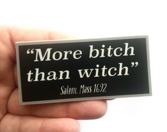 More Than Witch Sticker