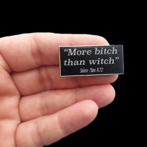 More Than Witch Pin