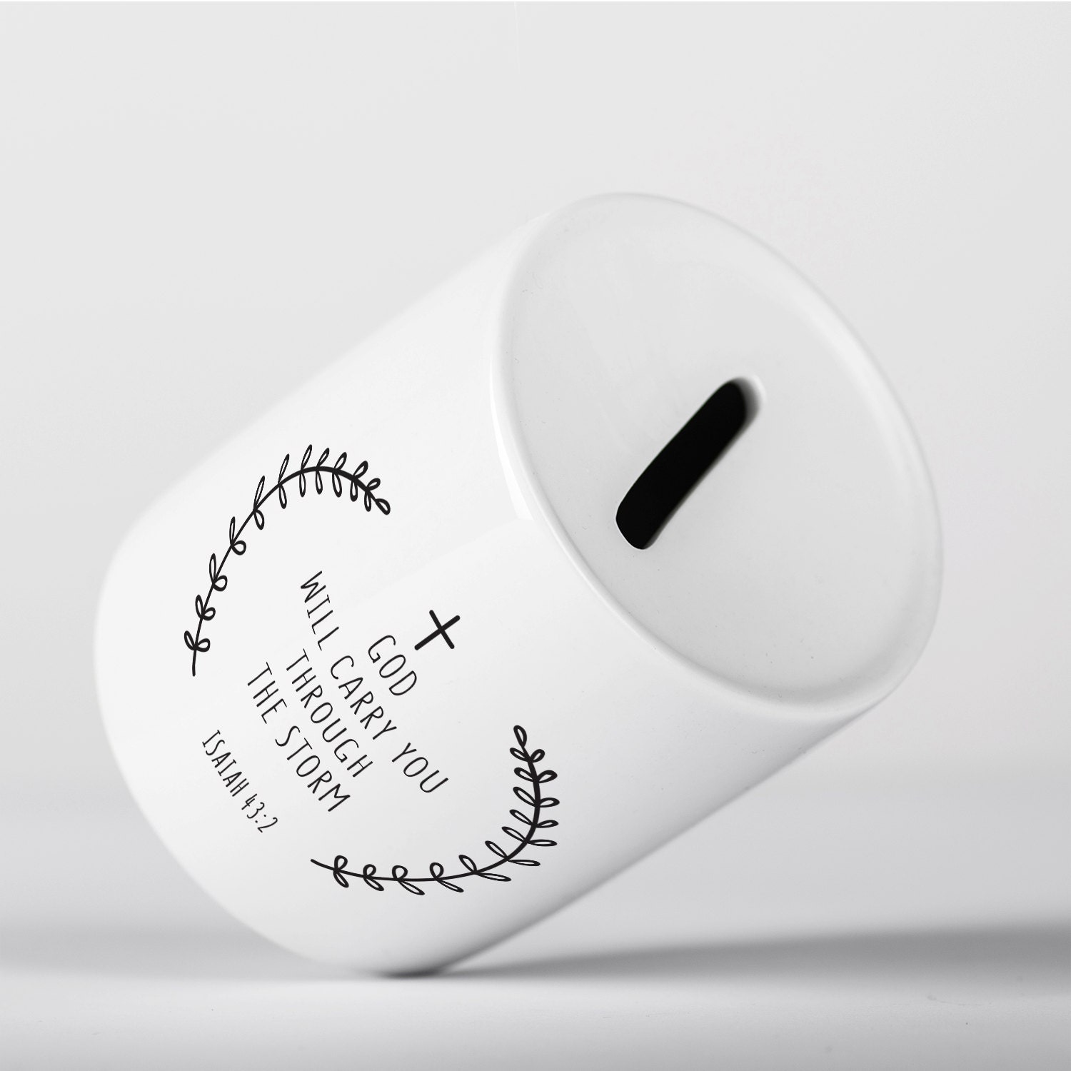 Money Box Savings Jar God Will Carry You Through the Storm ...