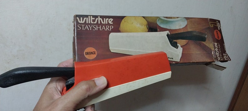 Vintage Unused 1970s WILTSHIRE Staysharp [orange] Utility KNIFE in ...