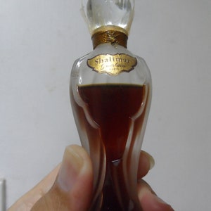 ¡Ánfora de perfume puro Guerlain SHALIMAR de 15 ml, muy rara, sellada y sin usar!