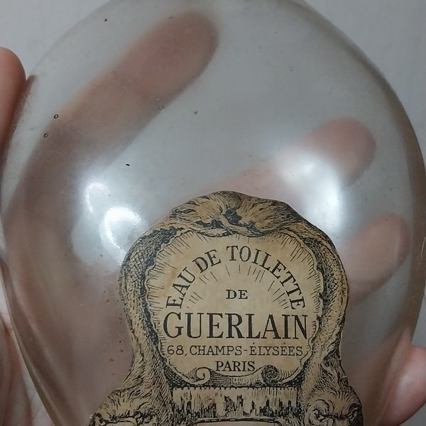 Super Rare Grand flacon GUERLAIN CuIR de RUSSIE 250 ml vintage « goutte »