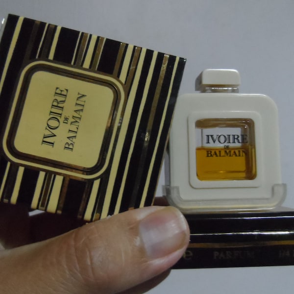 Muy RARO Vintage BALMAIN IVOIRE 7ml Pure Parfum!