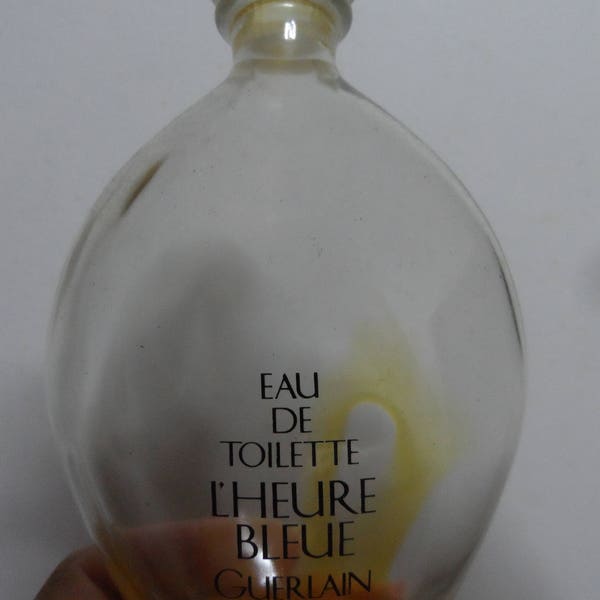 Rare LARGE vintage 250ml Guerlain L'Heure Bleue flacon 'goutte'