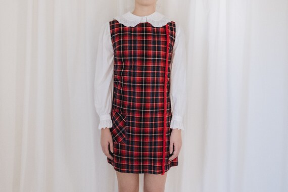 Sleeveless Tartan Dress