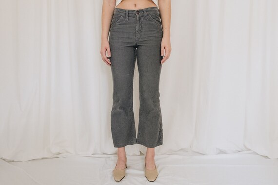 Levi's Grey Corduroy Flares