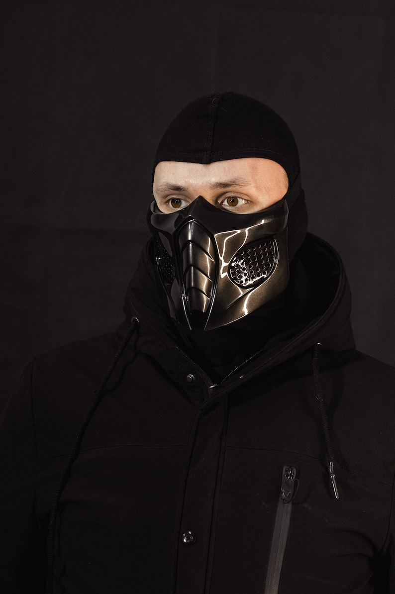 Mortal kombat smoke mask | Etsy
