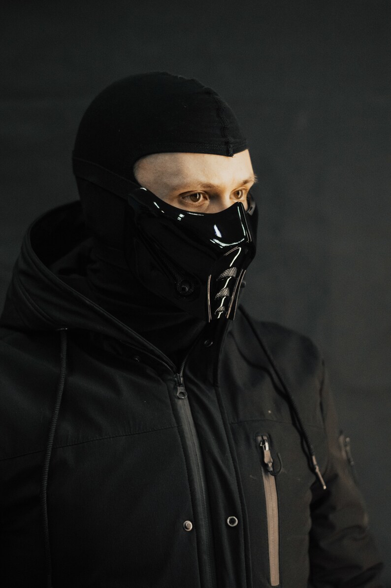 Mortal kombat subzero sub-zero mask black style | Etsy