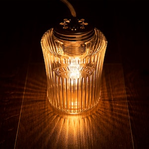 1 metre Vintage Kilner large vintage plug in light pendant lamp