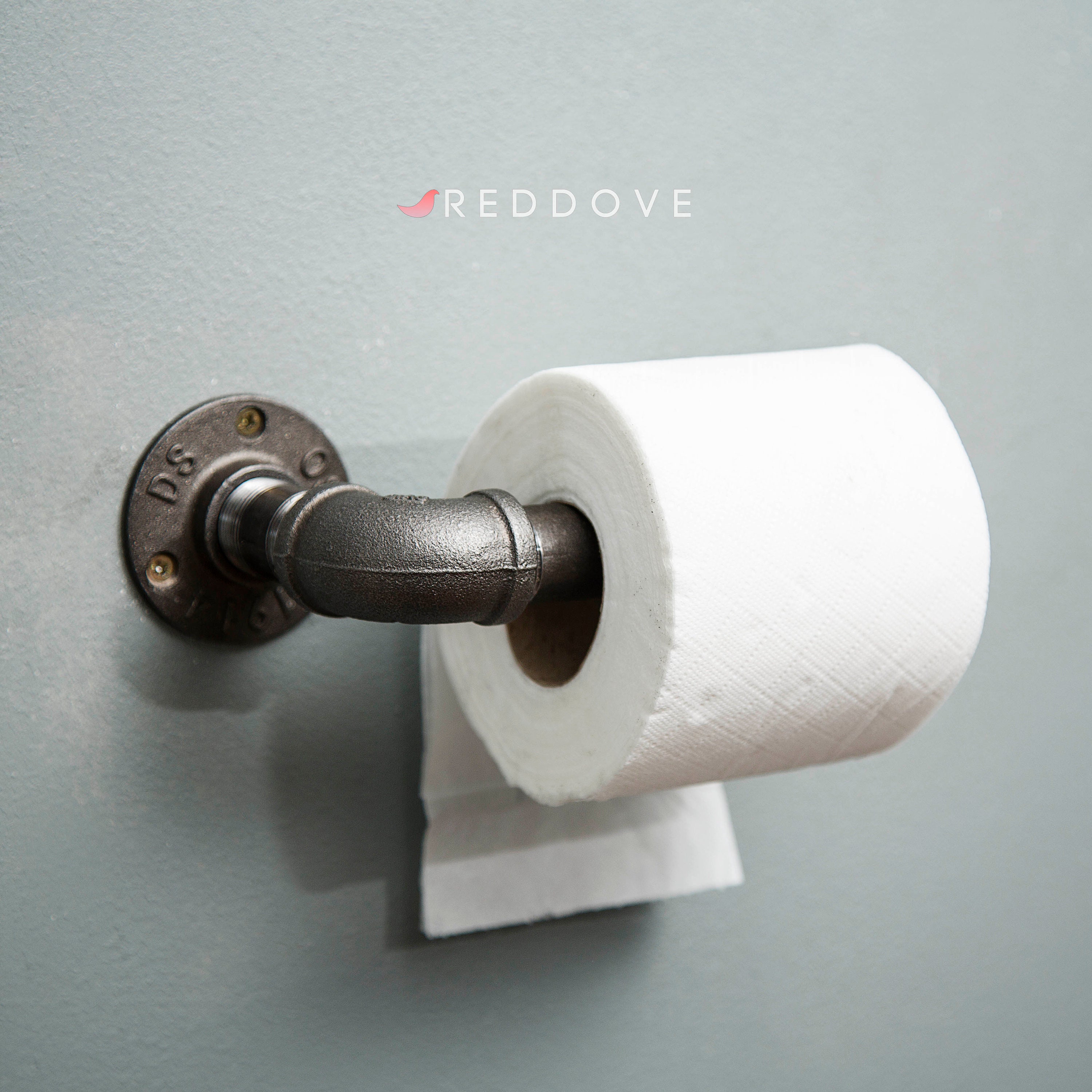 Towel Rail Toilet Roll Holder Industrial Pipe Set for Etsy UK